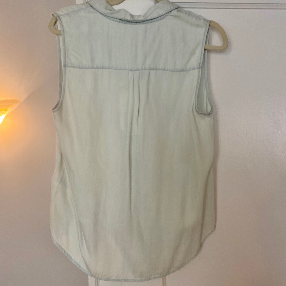 Soft Joie Creta Sleevless Chambray shirt - Picture 5 of 5